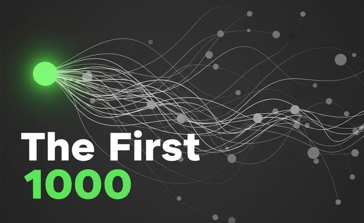 Title: The First 1000: A Data-Backed System for Going from 0 to a Real Audience
